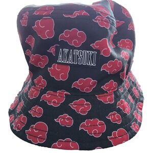 Naruto Shippuden Collection Hat One Size Black Red Cloud Anime Cap Snapback